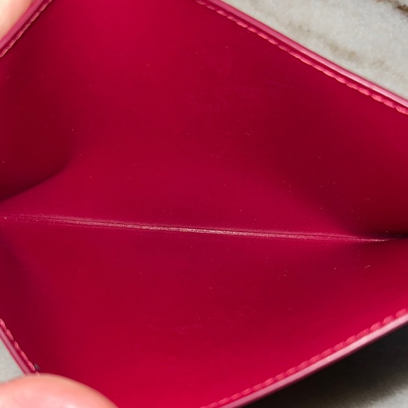 Louis Vuitton Red Card Holder - Picture 3 of 5